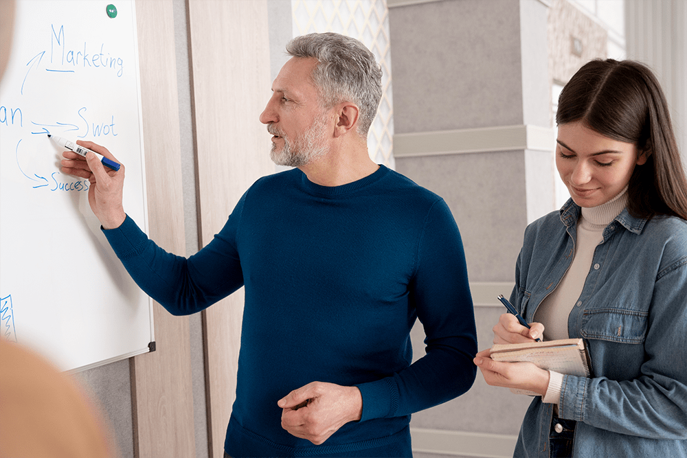 Les seniors comme animateurs de formations internes